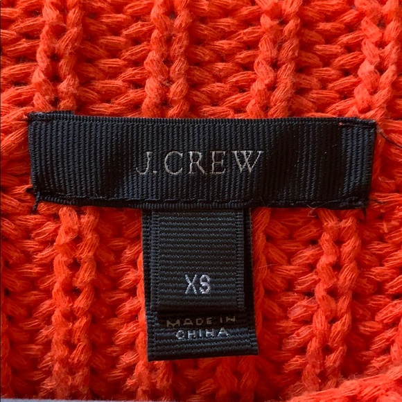 Orange cable knit sweater - Picture 3 of 3